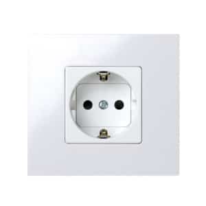 Enchufe schuko blanco simon