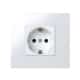 Enchufe schuko blanco simon